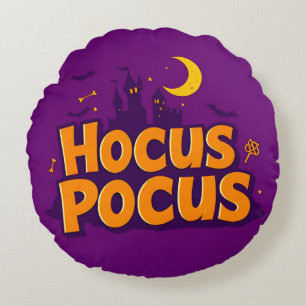 Cojín Redondo Arte con tema de Halloween