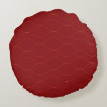 Arte de abstracción de onda fría, rojo, simple, el