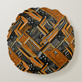 Cojín Redondo Arte de África