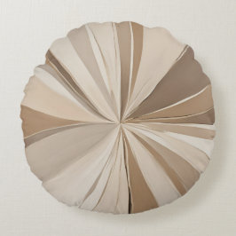 Cojín Redondo Arte de Coffee Taupe AI