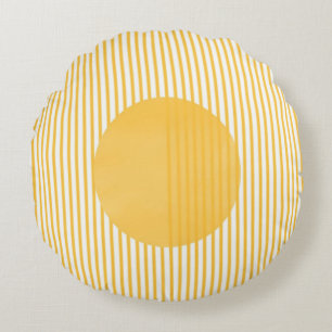 Cojín Redondo Arte de diseño de estilo moderno