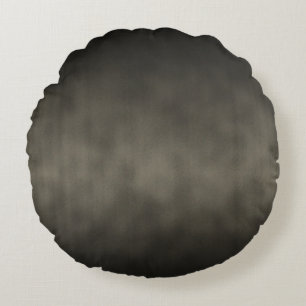 Cojín Redondo Arte de fondo ombre gótico de gris cálido