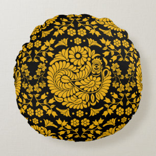 Cojín Redondo Arte folclórico de Eslovaquia