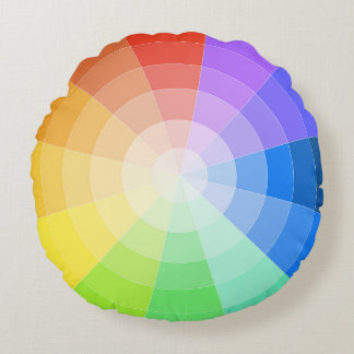 Cojín Redondo Artistas Colorwheel