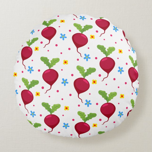 Cojín Redondo Así que hermoso (Anverso)