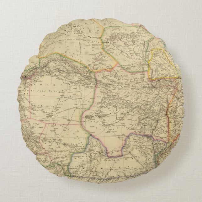 Cojín Redondo Asia Central 2 (Anverso)