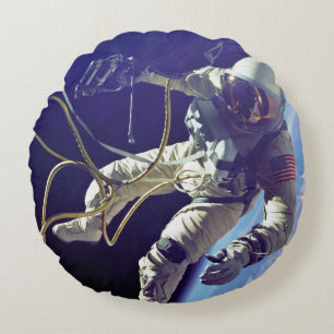 Cojín Redondo Astronauta estadounidense