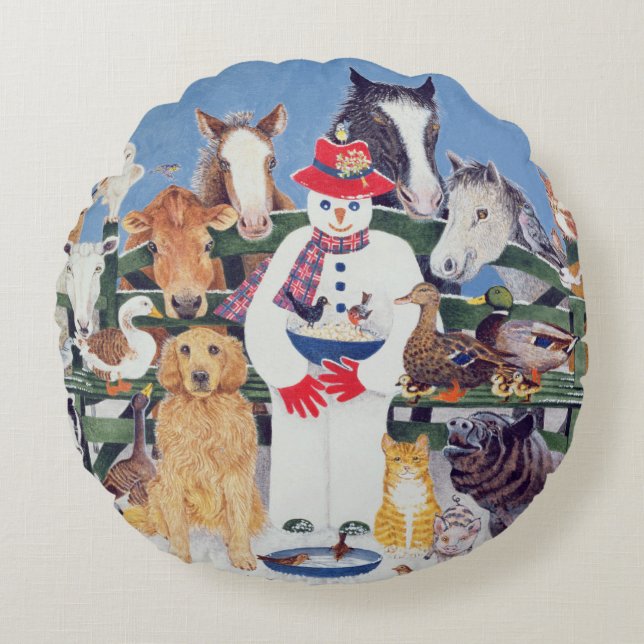 Cojín Redondo Atención (Anverso)