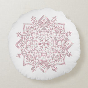Cojín Redondo Atención Mandala Diseño Ronda Pillow