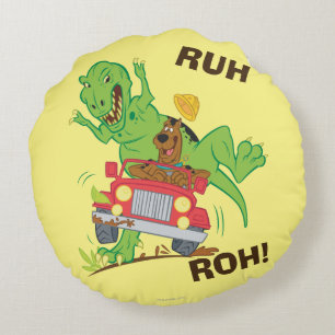 Cojín Redondo Atentado Scooby-Doo T-Rex