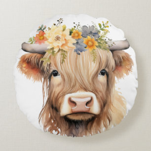 Cojín Redondo Audrey Cow