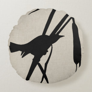 Cojín Redondo Audubon Silhouette II
