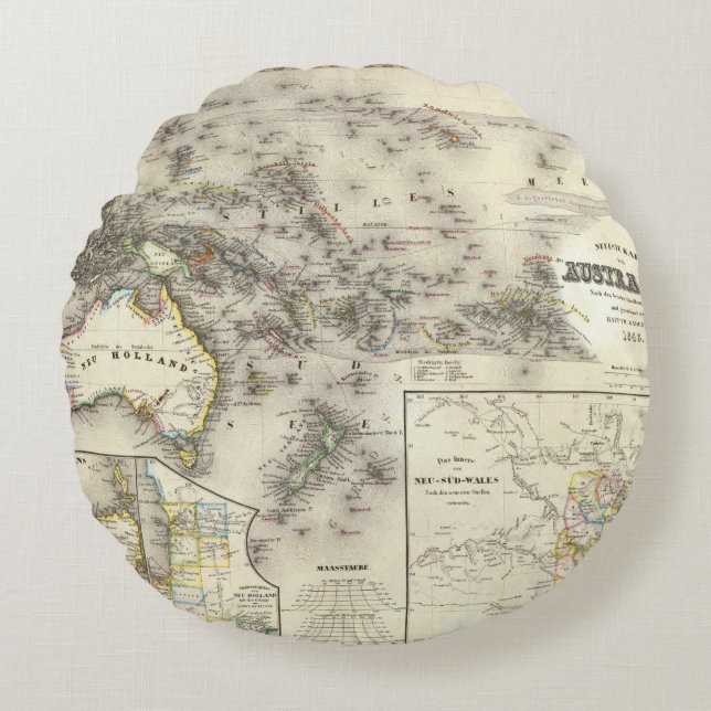 Cojín Redondo Australia (Anverso)