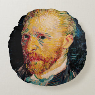 Cojín Redondo Autorretrato de Vincent van Gogh el , 1887