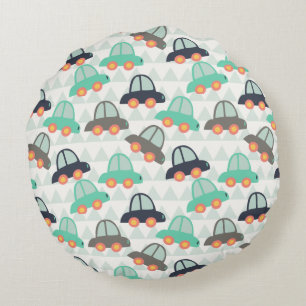 Cojín Redondo Autos y más autos