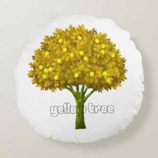 Cojín Redondo Autumn Nature Aesthetic Landscape Art