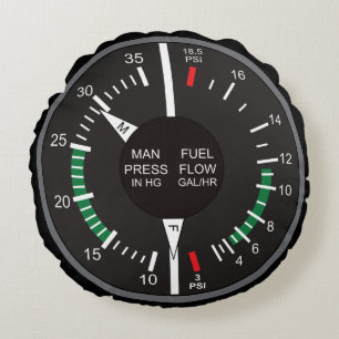 Cojín Redondo Avión de presión del colector del salpicadero y 