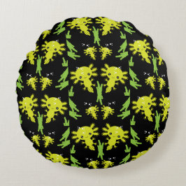 Cojín Redondo Axaotl Salamander Kids Gift