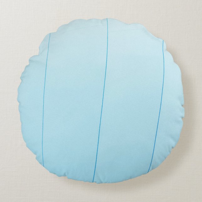 Cojín Redondo Azul (Anverso)