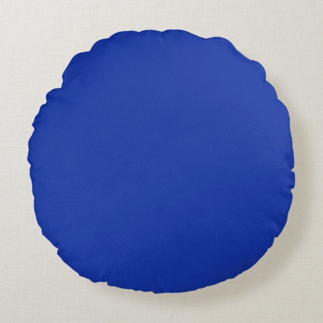 Cojín Redondo Azul Bluebonnet (Anverso)