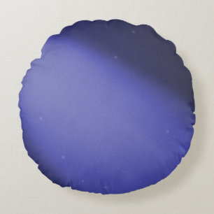 Cojín Redondo Azul Crepúsculo Moon oscuro