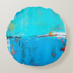 Cojín Redondo Azules 5 de la caja de cerillas