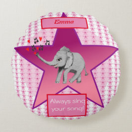Cojín Redondo Baby Elephant Big Dream Baby