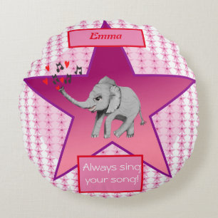 Cojín Redondo Baby Elephant Big Dream Baby