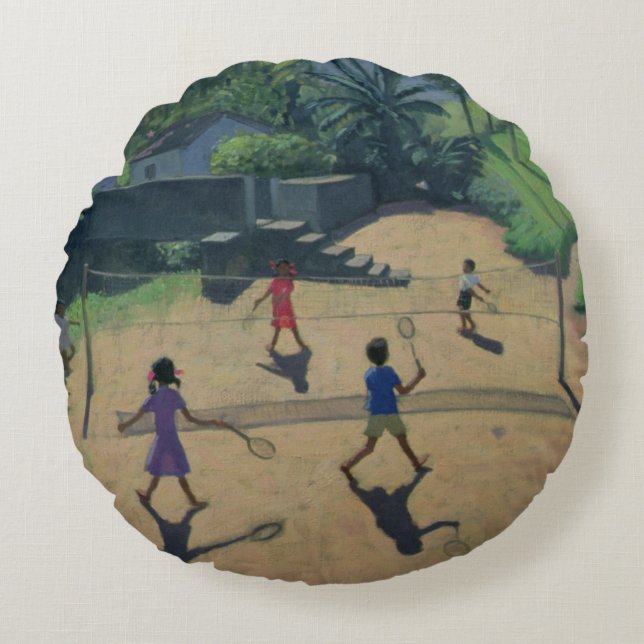 Cojín Redondo Badminton Coonoor India (Anverso)