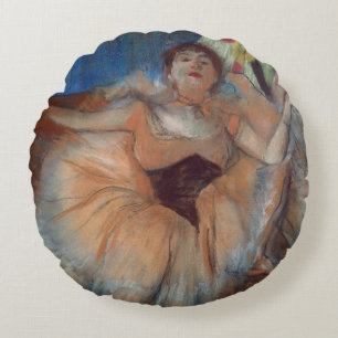 Cojín Redondo Bailarín asentado el   de Edgar Degas, 1879-80