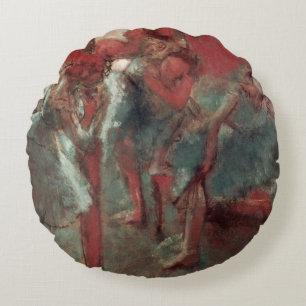 Cojín Redondo Bailarines de Edgar Degas el   en el ensayo,
