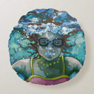 Cojín Redondo Bajo nadada del agua