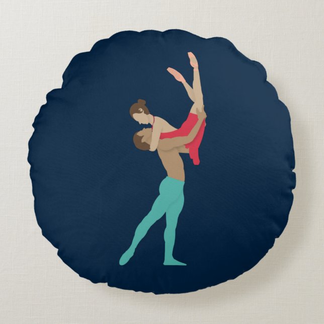 Cojín Redondo Ballet (Anverso)