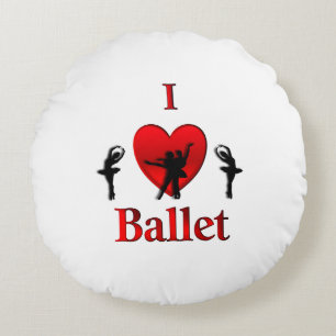 Cojín Redondo Ballet del corazón