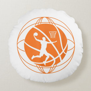 Cojín Redondo Baloncestista Baloncesto