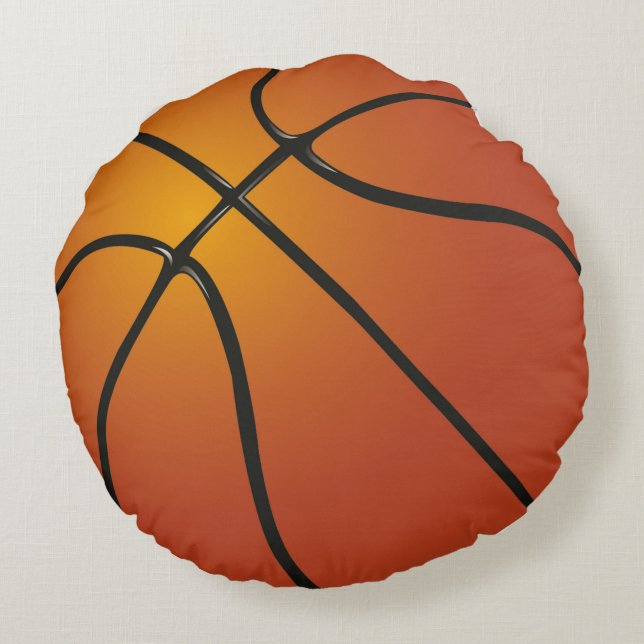 Cojín Redondo Baloncesto (Reverso)