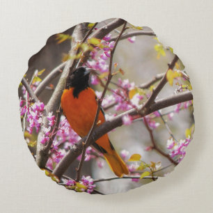 Cojín Redondo Baltimore Oriole