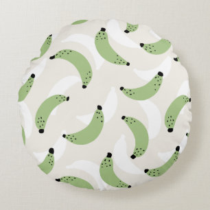 Cojín Redondo Banana Pop Sage Green