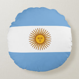 Cojín Redondo Bandera argentina