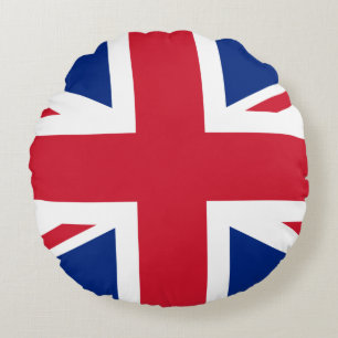 Cojín Redondo Bandera británica