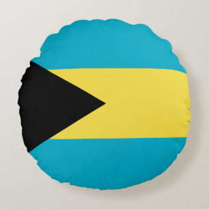 Cojín Redondo Bandera de Bahamas