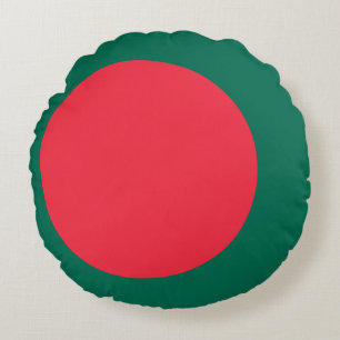 Cojín Redondo Bandera de Bangladesh