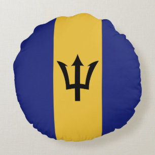 Cojín Redondo Bandera de Barbados