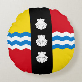 Cojín Redondo Bandera de Bedfordshire Round Pillow