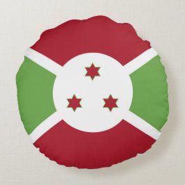Cojín Redondo Bandera de Burundi