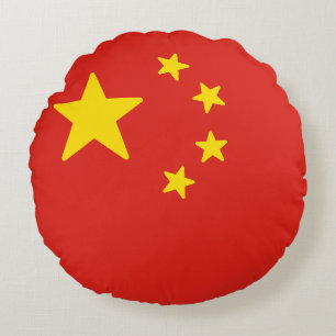 Cojín Redondo Bandera de China