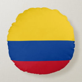 Cojín Redondo Bandera de Colombia