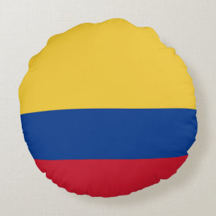 Cojín Redondo Bandera de Colombia