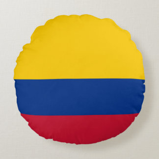 Cojín Redondo Bandera de Colombia