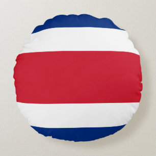 Cojín Redondo Bandera de Costa Rica